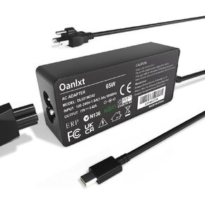 20V 3.25A 65W USB-C Charger for LG Gram 14" 15" 16" 17" Series Laptop Fit for LG Gram 14Z90P 14Z90Q 15Z90P 15Z95P 16Z90P 16Z90Q 17Z90P 17Z90Q Type C Adapter Power Supply Cord
