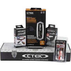 CTEK (40-206) MXS 5.0 12Volt Battery Charger Vehicle Storage Bundle