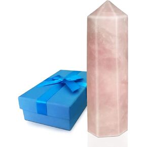 Selenite Skyscraper Tower, Mini-Size, High Frequency Energy Crystal, Space Energy Guardian, Purify Negative Information, Enhance Sleep Quality, Perfect Accessory for Witch Rituals