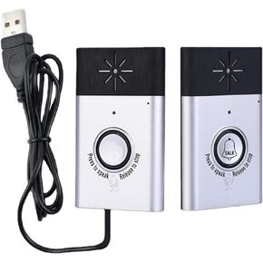 Wireless Intercom Doorbells for Home Classroom, Smart 2-Way Voice Intercom Doorbell for Home Intercomunicador Access Control System Home Security,Power by 4 x AAA Batteries(Not Included)