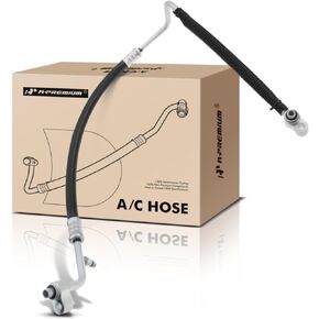 A-Premium A/C Discharge Line Hose Assembly Compatible with Cadillac, Chevrolet, GMC Models - Silverado, Suburban, Tahoe, Yukon, Escalade, Compressor to Condenser