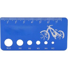 Metric Nut Bolt Screw Measuring Gauge,M3 / M4 / M5 / M6 / M8 / M10 Thread Measuring Gauge Repair Hardware Tools