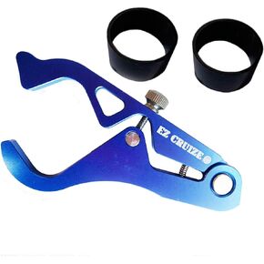 Heavy Duty EZ Cruize V-2.0 - Motorcycle Cruise Control - Universal Throttle Assist - Wrist/Hand Grip Lock Clamp - Bigger and Better (Black)