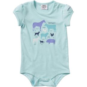 Carhartt baby-girls Short Sleeve Bodyshirt