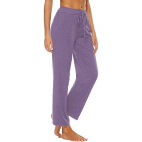 BATHRINS Womens Comfy Lounge Pants Loose Yoga Pants Drawstring Soft Pajama Pants with Pockets