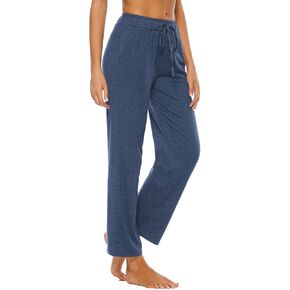 BATHRINS Womens Comfy Lounge Pants Loose Yoga Pants Drawstring Soft Pajama Pants with Pockets in Saudi Arabia