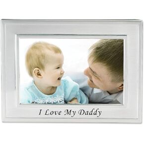 Lawrence Frames I Love My Daddy Silver Plated 6x4 Picture Frame