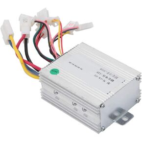 Qiilu 12 Volt Scooter Controller 12V Esc Brushed 12V 500W Electric Brush Motor Controller Dc Motor Speed Control for Electric Vehicle Scooter