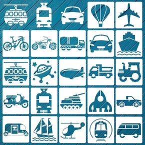 22pcs Baby Shower Stencils, Cute Baby Stencils for Fabric Traffic Tool Pattern Templates Reusable Painting Stencils for Boy Girl Clothes Baby Onesies Shirts Decoration in Kuwait