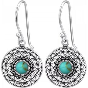 French Wire .925 Sterling Silver Drop Dangle Earrings (Hypoallergenic)
