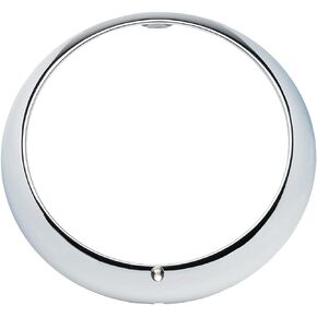 Omix-Ada | 12419.02 | Headlight Bezel Kit, Chrome | OE Reference: 649518 | Fits 1953-1971 Jeep CJ3B / CJ5 / CJ6