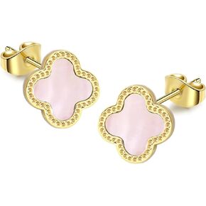 Earrings for Women | Stud Earrings for Women & Girls | Lovely Gift - Pink