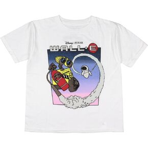 Disney Wall-E Boys' Flying with Eve Space Journey Kids Graphic Print T-Shirt