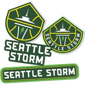 Desert Cactus Seattle Storm WNBA Women's National Basketball Association Officially Licensed Sticker Vinyl Decal Laptop Water Bottle Car Scrapbook (Type 2)