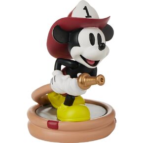Precious Moments Disney Mickey Mouse Figurine | Mickey’s Fire Brigade Disney Mickey Mouse Resin Figurine | Disney Gifts & Decor | Hand-Painted