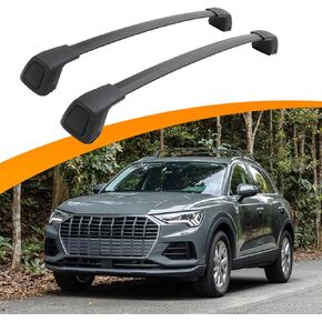 Snailfly Roof Rack Cross Bars Fit for Audi Q3 2019-2024 Cargo Carrier 165lbs Capacity Less Noise Crossbars Accessories