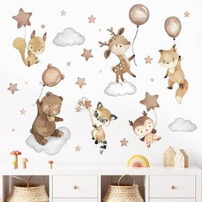 Mfault Cartoon Mouse Wall Decals Stickers, Today is Going to Be Amazing Nursery Decorations Bedroom Living Room Art, Neutral Toddlers Kids Baby Boys Girls Room Home Decor