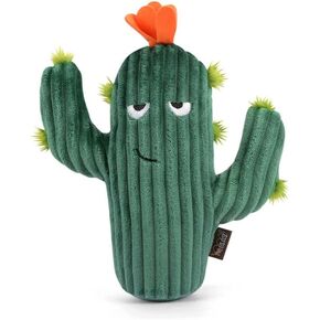 P.L.A.Y. Cute Plush Dog Toys - Blooming Buddies, Plant Themed Durable Squeaker Chew Toy, Great for Puppies & Small, Medium, Large Dogs - Machine Washable, Recycled Materials (Prickly Pup Cactus)