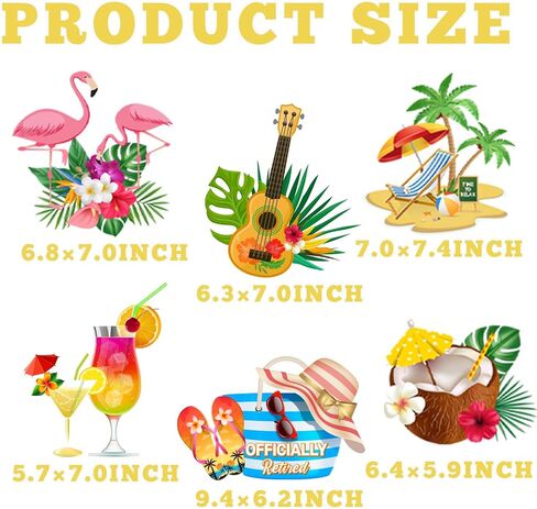 Beach Retirement Party Decorations, Aloha Retirement Party Decorations includes Happy Retirement Banner Tropical Hawaiian Retirement Party Decorations Hanging Swirls and Honeycomb Centerpieces in Saudi Arabia