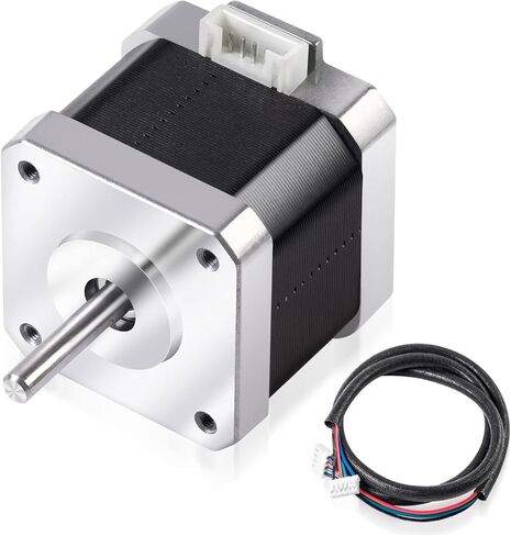 محركات متدرجة Geeetech Nema 42-40 للطابعة ثلاثية الأبعاد مع كابل 70 سم، محرك خطوة الطارد X/Y/E 2 المرحلة 1.68A 1.8 درجة 40N.M in Kuwait