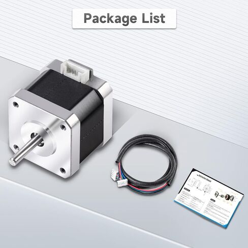 محركات متدرجة Geeetech Nema 42-40 للطابعة ثلاثية الأبعاد مع كابل 70 سم، محرك خطوة الطارد X/Y/E 2 المرحلة 1.68A 1.8 درجة 40N.M in Kuwait