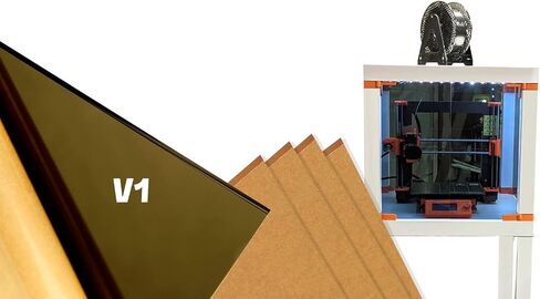 حزمة DIYE مكونة من 5 ألواح أكريليك شبكي V1 1/8 لحاوية الطابعة ثلاثية الأبعاد من IKEA | 3 قطع 440 ملم × 440 ملم (17.3 × 17.3 بوصة) وقطعتان 220 ملم × 440 ملم (8.65 × 17.3 بوصة) | 3 ملم (واضح) in Kuwait
