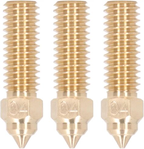 3D Printer Nozzle Kit Extruder with 3Pcs Brass Extruder Nozzle1.75 Dia for Anycubic Vyper Kobra Sv06 Plus Sv07 (1.75/0.4mm) in Kuwait