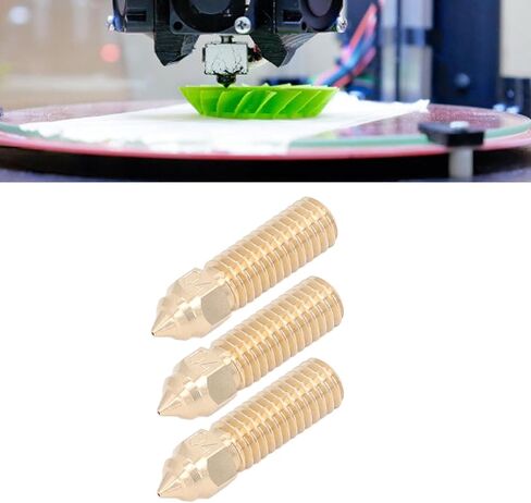 3D Printer Nozzle Kit Extruder with 3Pcs Brass Extruder Nozzle1.75 Dia for Anycubic Vyper Kobra Sv06 Plus Sv07 (1.75/0.4mm) in Kuwait