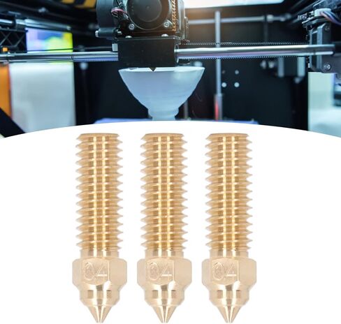 3D Printer Nozzle Kit Extruder with 3Pcs Brass Extruder Nozzle1.75 Dia for Anycubic Vyper Kobra Sv06 Plus Sv07 (1.75/0.4mm) in Kuwait