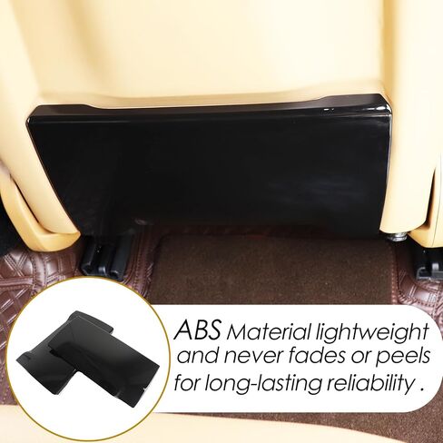 Seat Back Kick Protector Cover Compatible with Land Rover Range Rover Sport/Vogue 2023 2024, ABS Rear Seat Back Anti-Kick Panel Trim Cover Interior Trim Accessory (Black) in Saudi Arabia