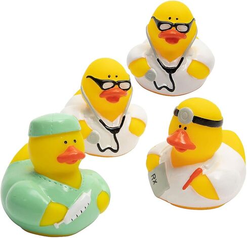 Doctor Rubber Ducks | 12 Pack | Party Favors in Saudi Arabia