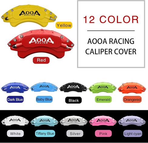 أغطية فرجار ألومنيوم AOOA تناسب 2011-2020 دودج دورانجو R/T سيتاديل (مجموعة من 4) in Kuwait