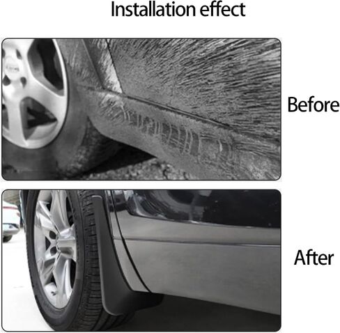 Mud Flaps for 2022 2023 2024 Ford Maverick Accessories, All-Weather Fender Front & Rear Mud Guards Splash 4PCS in Saudi Arabia