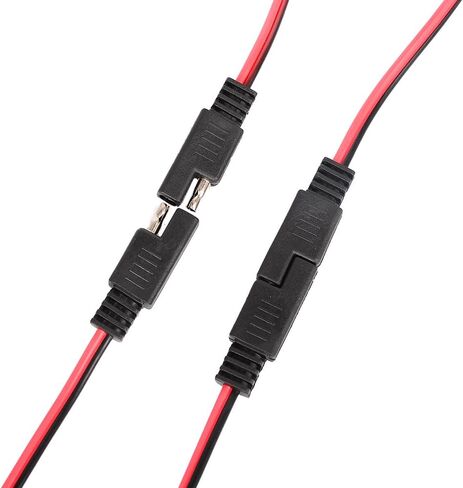 16ga Quick Disconnect Connect 2-pin SAE Waterproof WireHarne Plug, Heavy Duty SAE Connector Bullet Lead Cable 13" Leads (2 Pack) in Saudi Arabia
