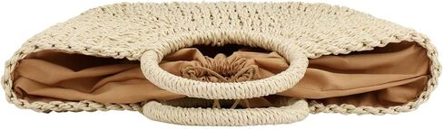 MilkyWay Straw Tote for Women, Straw Beach Bag Summer Large Woven Round Top Handle Handbag Hobo Natural Rattan Travel in Saudi Arabia