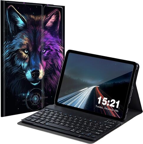 حافظة لوحة المفاتيح لجهاز Kindle Fire Max 11 (الجيل الثالث عشر، إصدار 2023) 11 بوصة، غطاء كمبيوتر لوحي Fire Max 11 2023 مع لوحة مفاتيح بلوتوث لاسلكية قابلة للفصل، نسر العلم الأمريكي in Kuwait