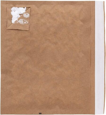 Duck Brand Duck #5 مظاريف بريدية مبطنة ذاتية الغلق، قابلة لإعادة التدوير، 20 حزمة، 10.6 × 14.8 بوصة، بني (287331) in Saudi Arabia