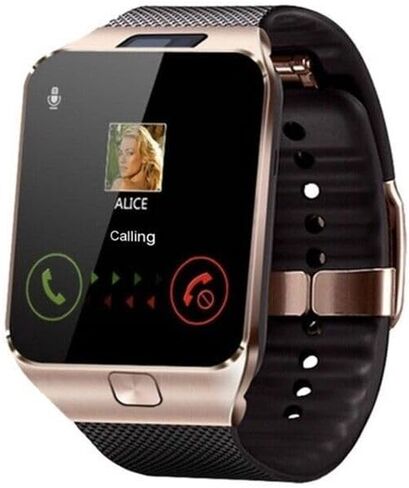 Bluetooth Smart Watch w/Camera Waterproof Phone Mate for Android Samsung iPhone (Black) in Saudi Arabia