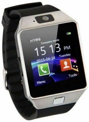 Bluetooth Smart Watch w/Camera Waterproof Phone Mate for Android Samsung iPhone (Black) in Saudi Arabia