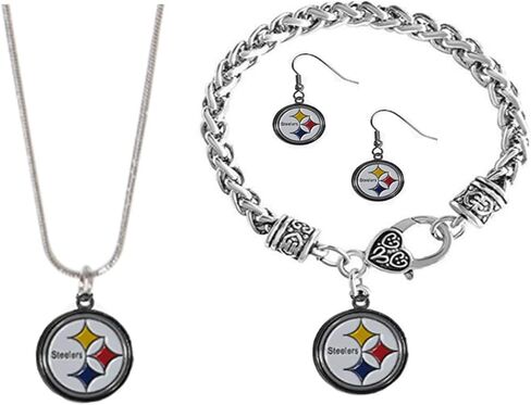 3pcs earring necklace set, suitable for giving to friends in Saudi Arabia