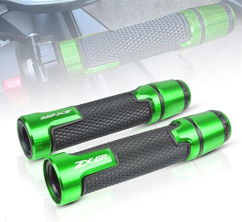 7/8'' 22mm Motorcycle CNC Aluminum Powersports Handlebar Grips with Grip Ends for Kawasaki ZX-6R ZX6R 636 ABS in Saudi Arabia