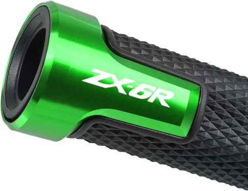 7/8'' 22mm Motorcycle CNC Aluminum Powersports Handlebar Grips with Grip Ends for Kawasaki ZX-6R ZX6R 636 ABS in Saudi Arabia