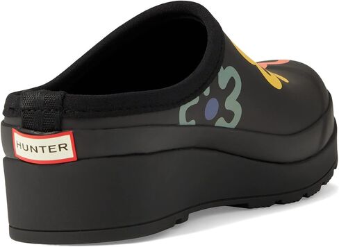 Hunter Play Flower Pop Clogs for Women - Non-Slip, Waterproof with Cushioned and Textile Footbed in Saudi Arabia