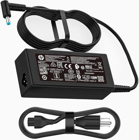 45W 19.5V 2.31A Laptop Charger Fit for HP Envy X360, Pavilion TouchSmart 11 13 15 Series Notebook Stream 14 13 11 HP 741727-001 721092-001 Blue Tip Adapter Power Cord in Kuwait