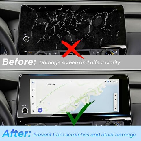 Carwiner HD Screen Protector Compatible with 2024 Toyota Grand Highlander Accessories 12.3" Center Control Touch Screen Navigation Tempered Glass 9H Anti-Glare Anti-Fingerprint in Saudi Arabia