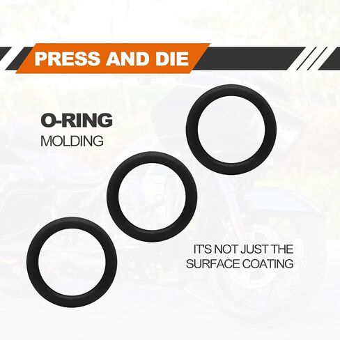 50Pcs 11105 O-Ring Oil Drain Plug, Motorcycle Drain Plug Rubber Transmission Drain Plug, Compatible with Harley Davidson - Black in Saudi Arabia