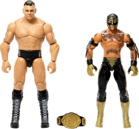 Mattel WWE Championship Showdown 2-Pack Action Figures & Accessory, Series #17, Rey Mysterio vs Gunther Collectible Set, 6-inch in Saudi Arabia