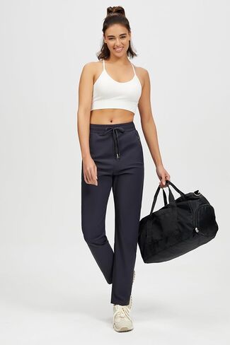 Womens Jogger Pants Drawstring Sweatpants with Pockets for Lounge Workout Running Women's Golf Pants in Saudi Arabia