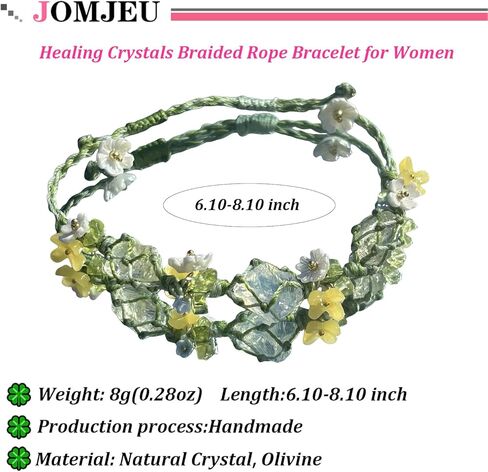 ثلاثة شقرا ريكي شفاء بلورات تمتد سوار الأحجار الكريمة الطبيعية الطاقة موازنة اليوغا سوار للنساء الخضر مضفر حبل سحر سوار المجوهرات in Kuwait