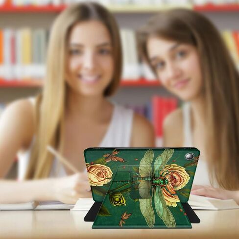 حافظة لجهاز Kindle الجديد الجيل الحادي عشر 2022، إصدار 360 درجة، غطاء ذكي واقٍ مع خاصية النوم التلقائي للقارئ الإلكتروني Kindle 2022 الجيل الحادي عشر - طباعة جلد الفهد اللطيفة in Kuwait